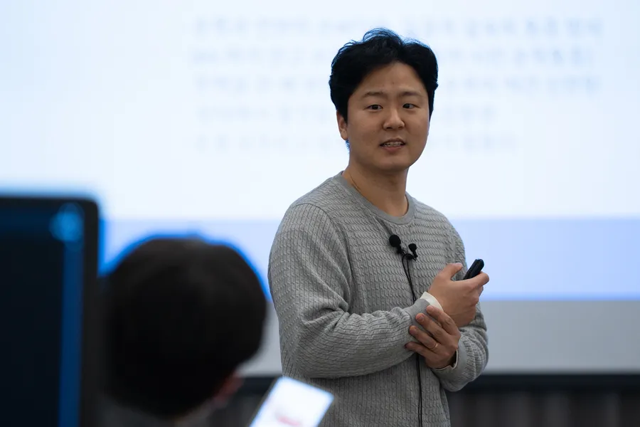 한의대생 대상 강의 모습