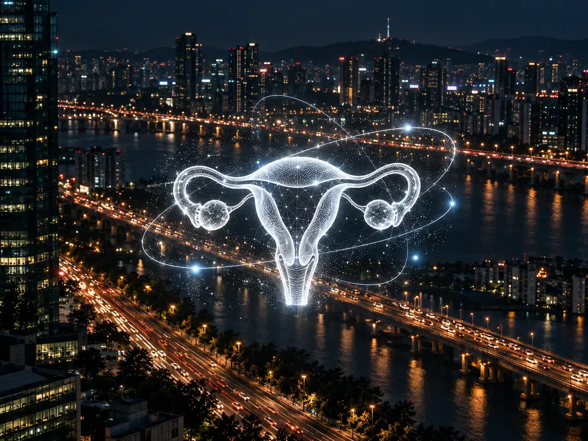 자궁을 표현한 아이콘